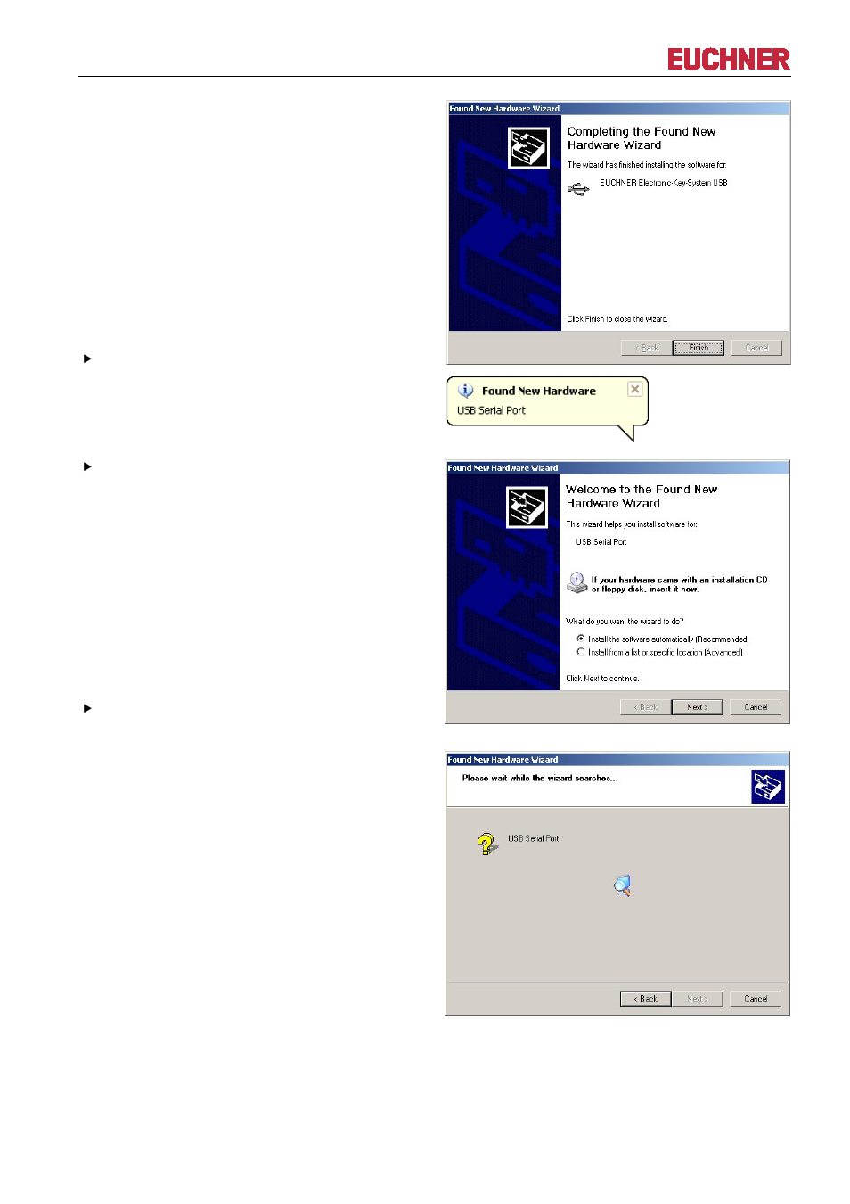Manual eks electronic-key adapter usb | EUCHNER EKS FSA with USB Interface User Manual | Page 24 / 44