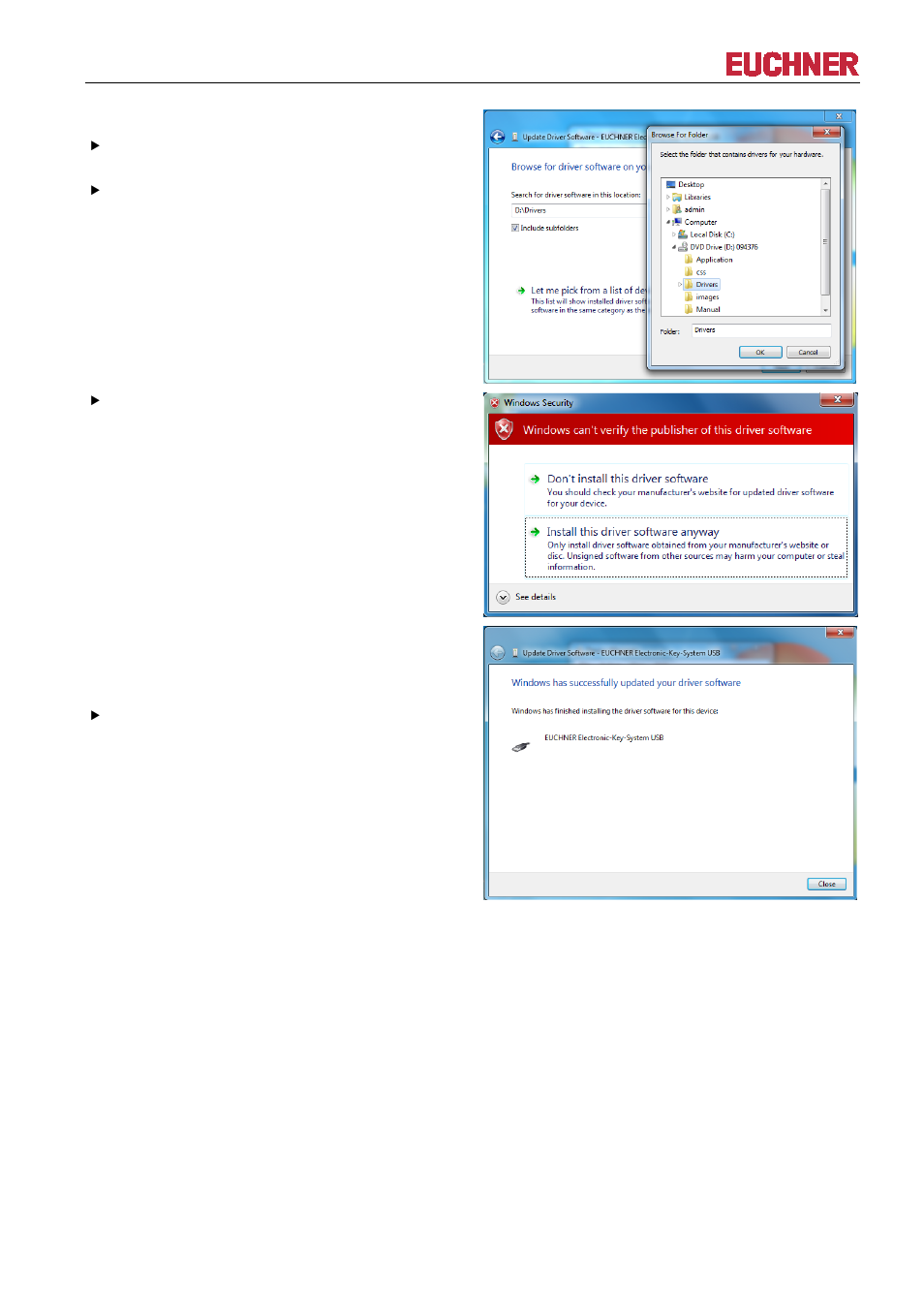 Manual eks electronic-key adapter usb | EUCHNER EKS FSA with USB Interface User Manual | Page 28 / 44