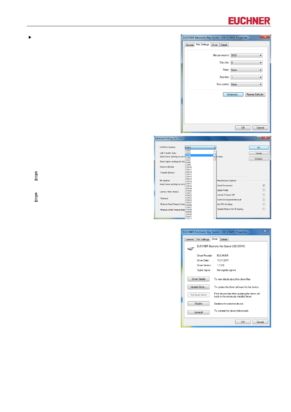 Manual eks electronic-key adapter usb | EUCHNER EKS FSA with USB Interface User Manual | Page 33 / 44