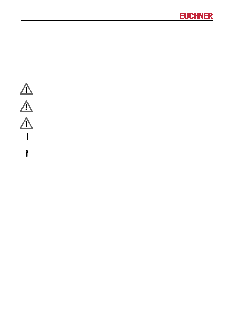 1 general notes, 1 use of the manual, 1 explanation of symbols | General notes, Use of the manual, Explanation of symbols, Manual eks electronic-key adapter usb | EUCHNER EKS FSA with USB Interface User Manual | Page 4 / 44