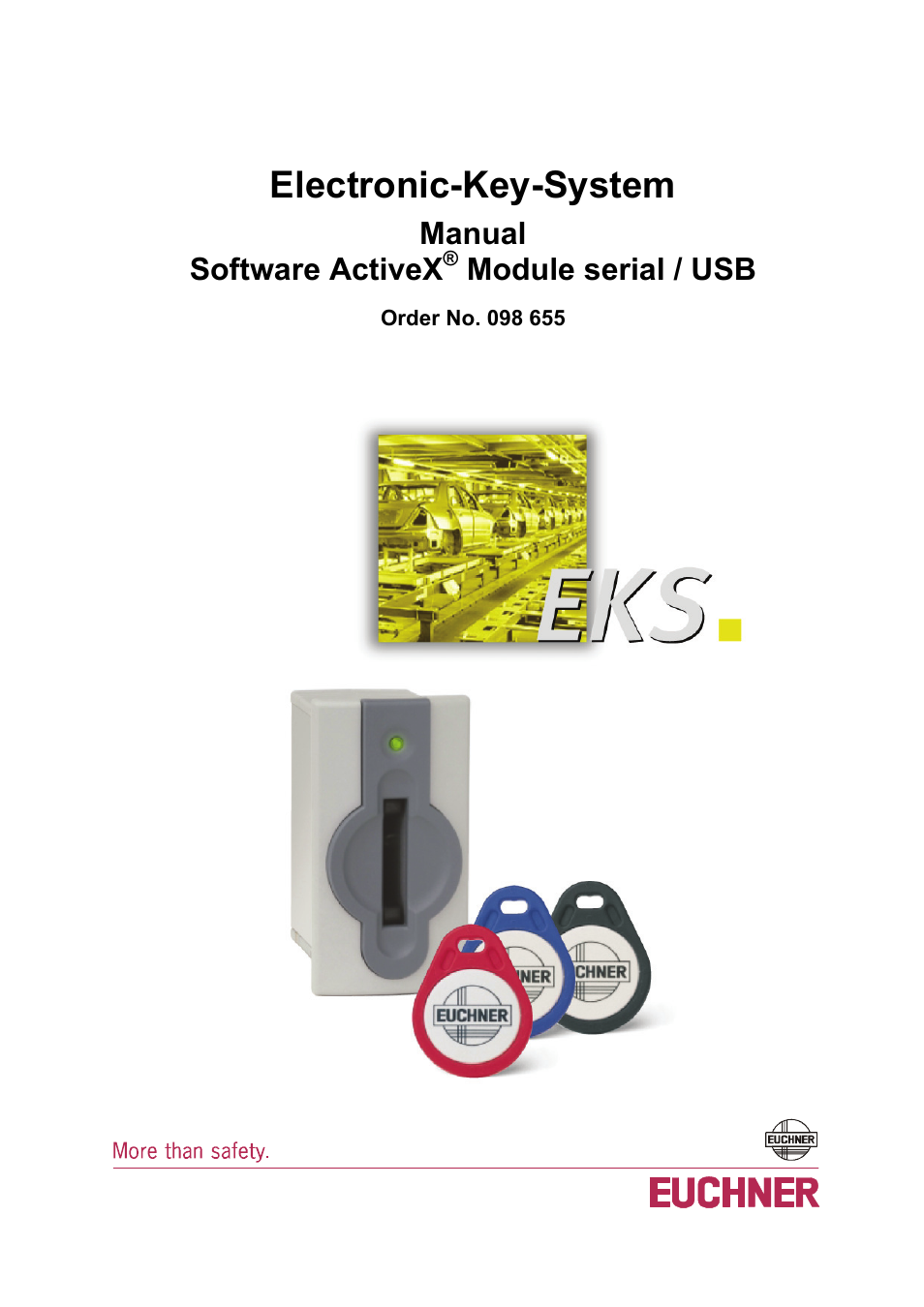 EUCHNER ActiveX Module serial/USB User Manual | 20 pages