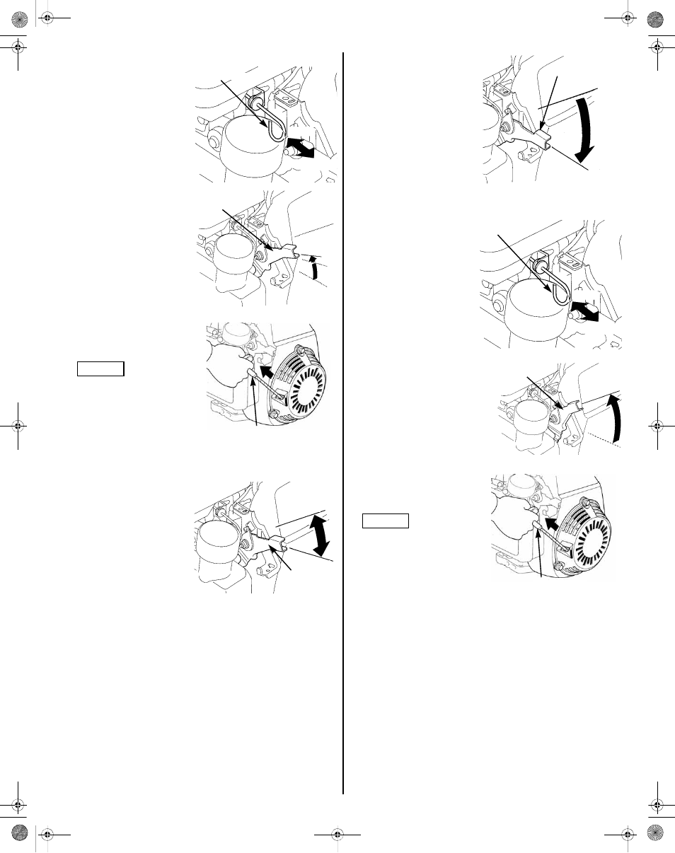 Type 1: manual throttle/manual choke | Euramco Safety GC Series User Manual | Page 3 / 46