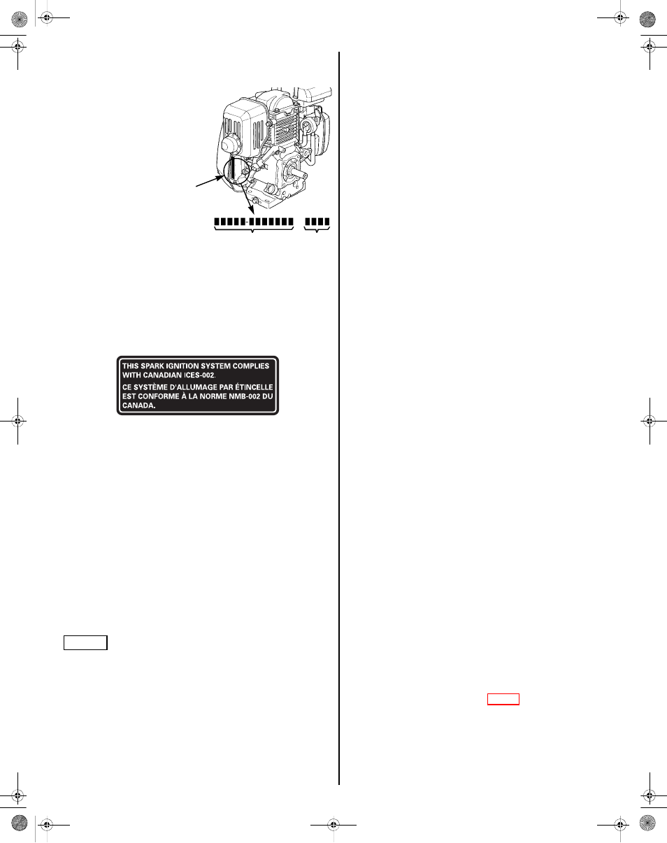 Technical information, Serial number location, Emission control system information | Euramco Safety GC Series User Manual | Page 9 / 46