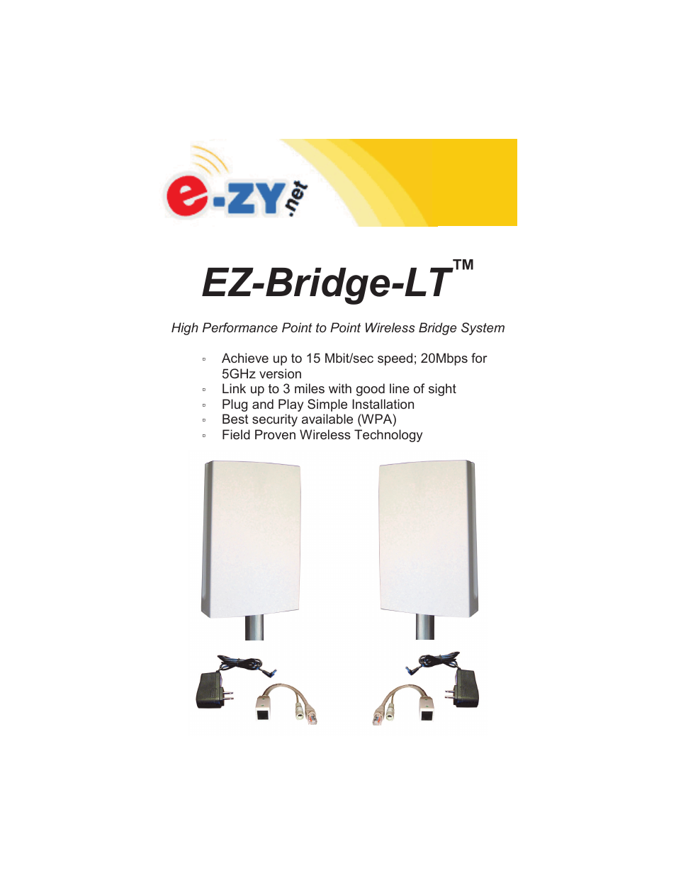 EZWatch EZBR-0519 User Manual | 12 pages