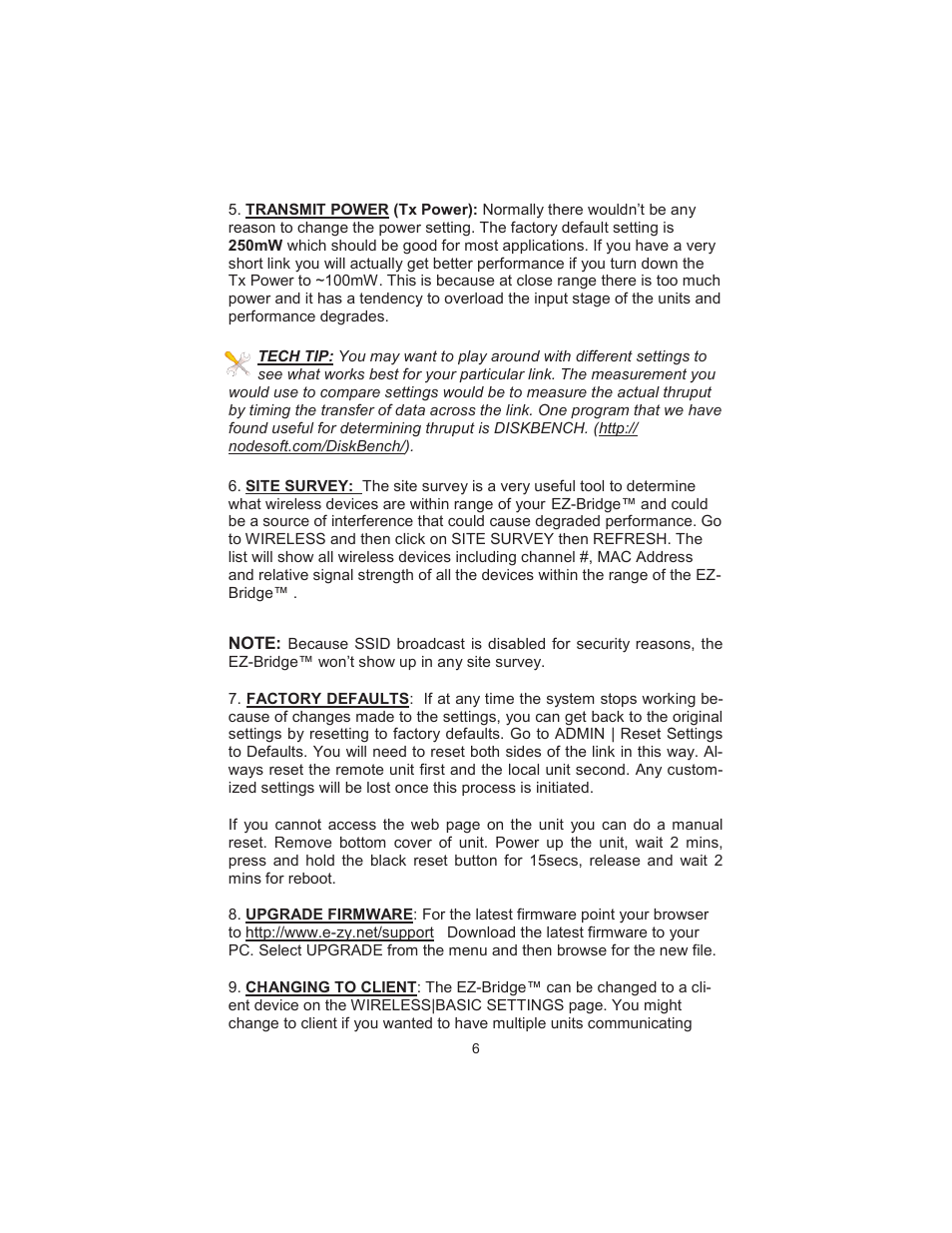 EZWatch EZBR-0519 User Manual | Page 6 / 12