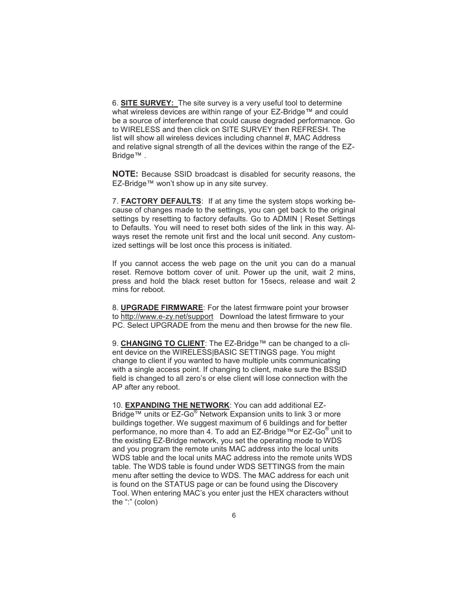 EZWatch EZBR-0519HD User Manual | Page 6 / 12