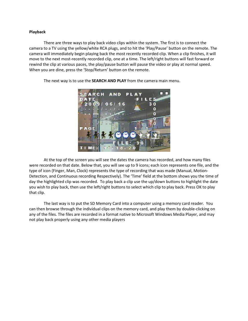 EZWatch EZ-CLOCKDVR User Manual | Page 8 / 9