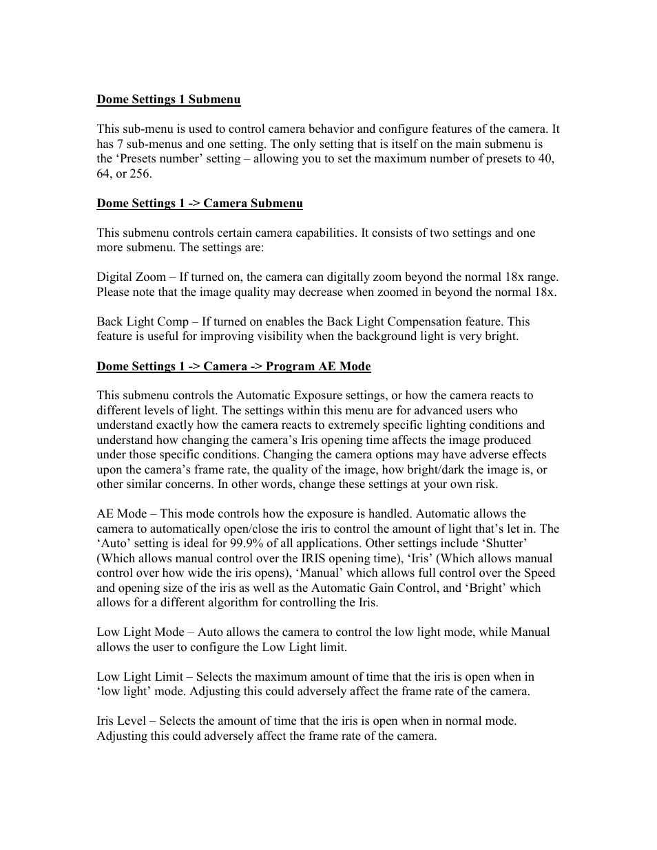 EZWatch EZ-TRACK-DOME User Manual | Page 5 / 18