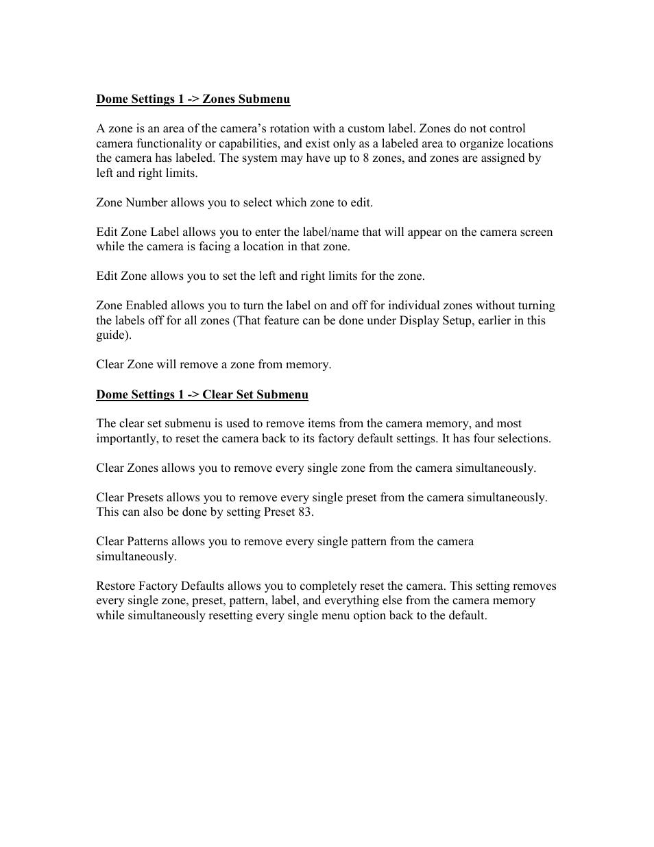 EZWatch EZ-TRACK-DOME User Manual | Page 8 / 18