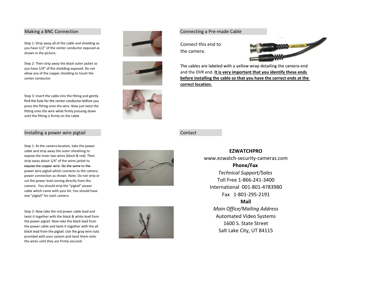 EZWatch 200AUTO User Manual | Page 2 / 2
