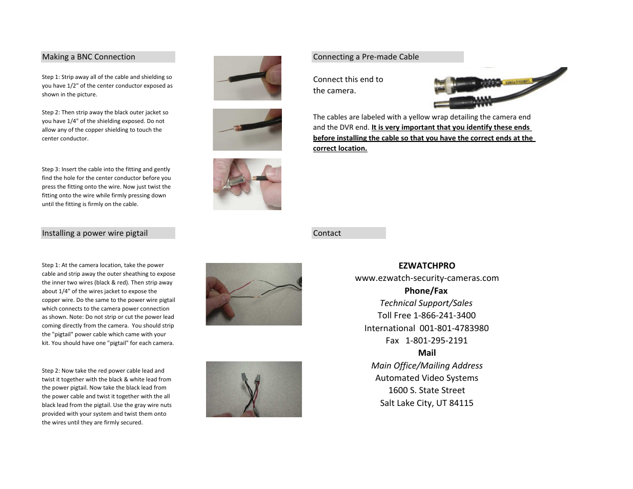 EZWatch CS35F User Manual | Page 2 / 2