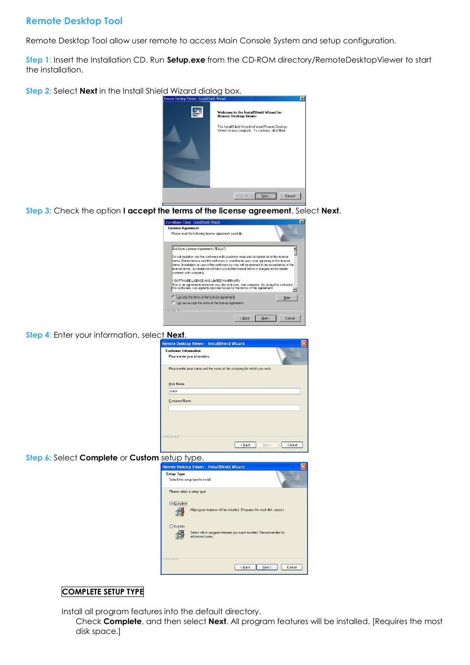 Remote desktop tool | EZWatch Evolution User Manual | Page 11 / 130
