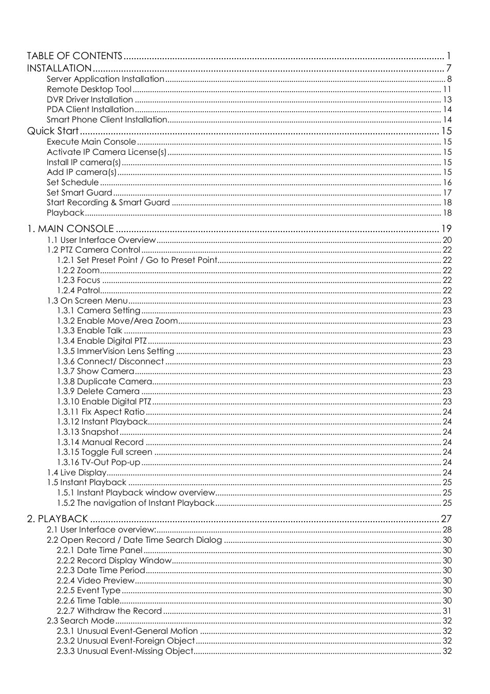 EZWatch Evolution User Manual | Page 2 / 130