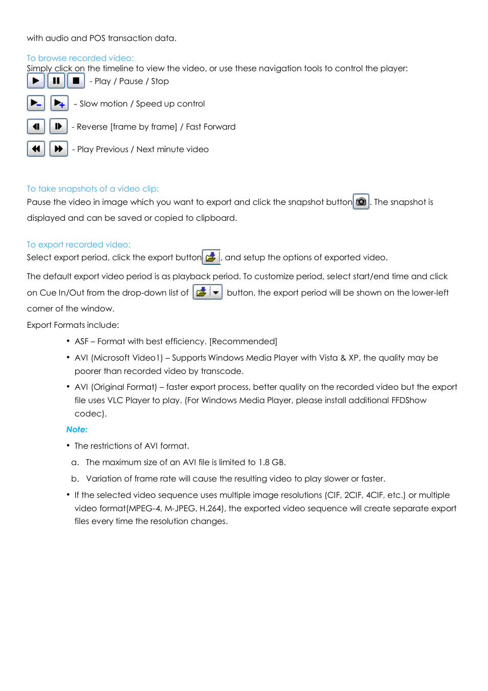 EZWatch Evolution User Manual | Page 26 / 130