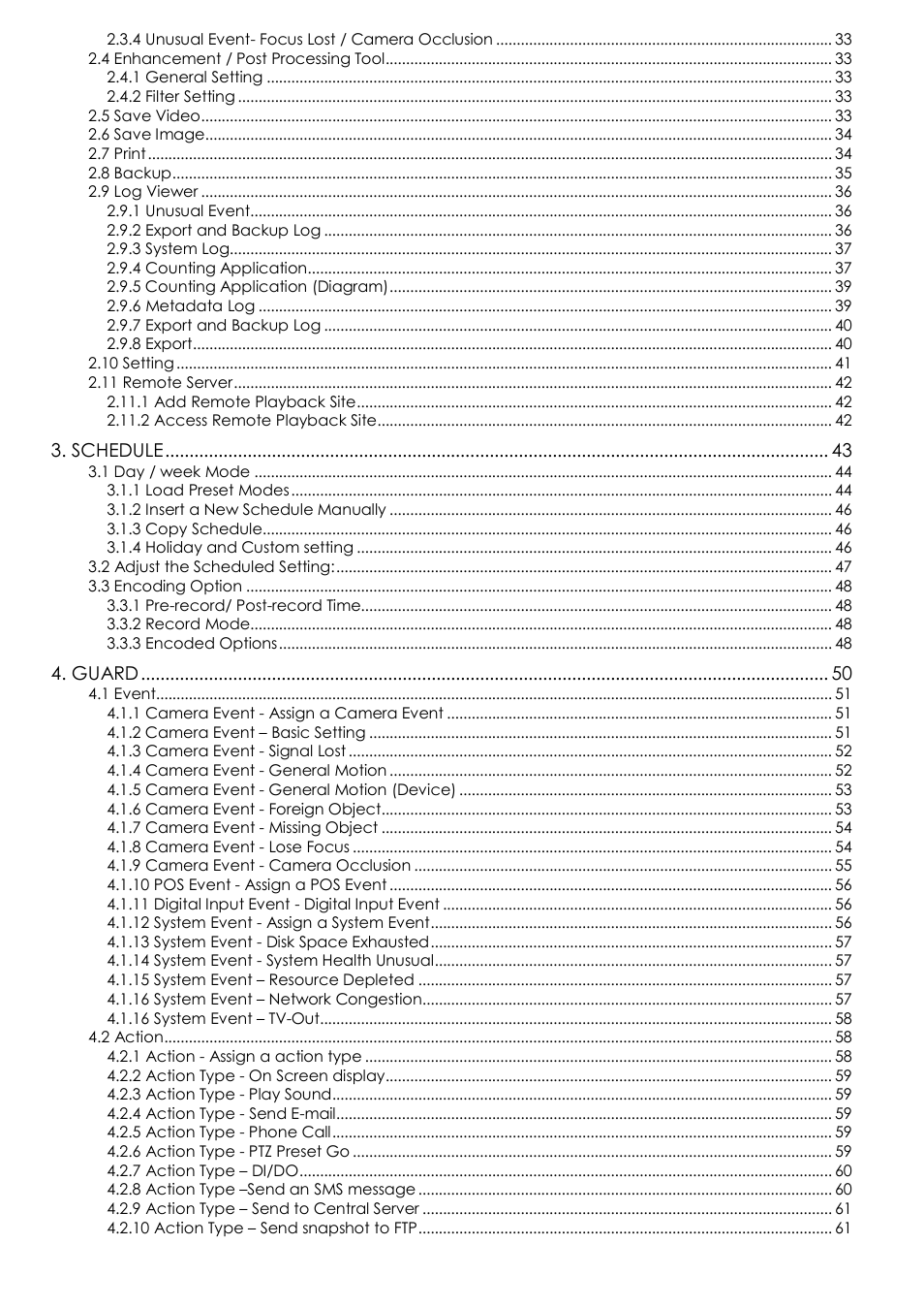 EZWatch Evolution User Manual | Page 3 / 130