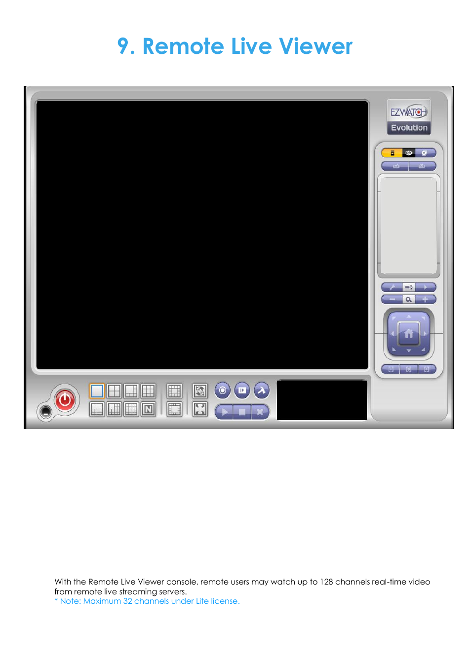 Remote live viewer | EZWatch Evolution User Manual | Page 98 / 130