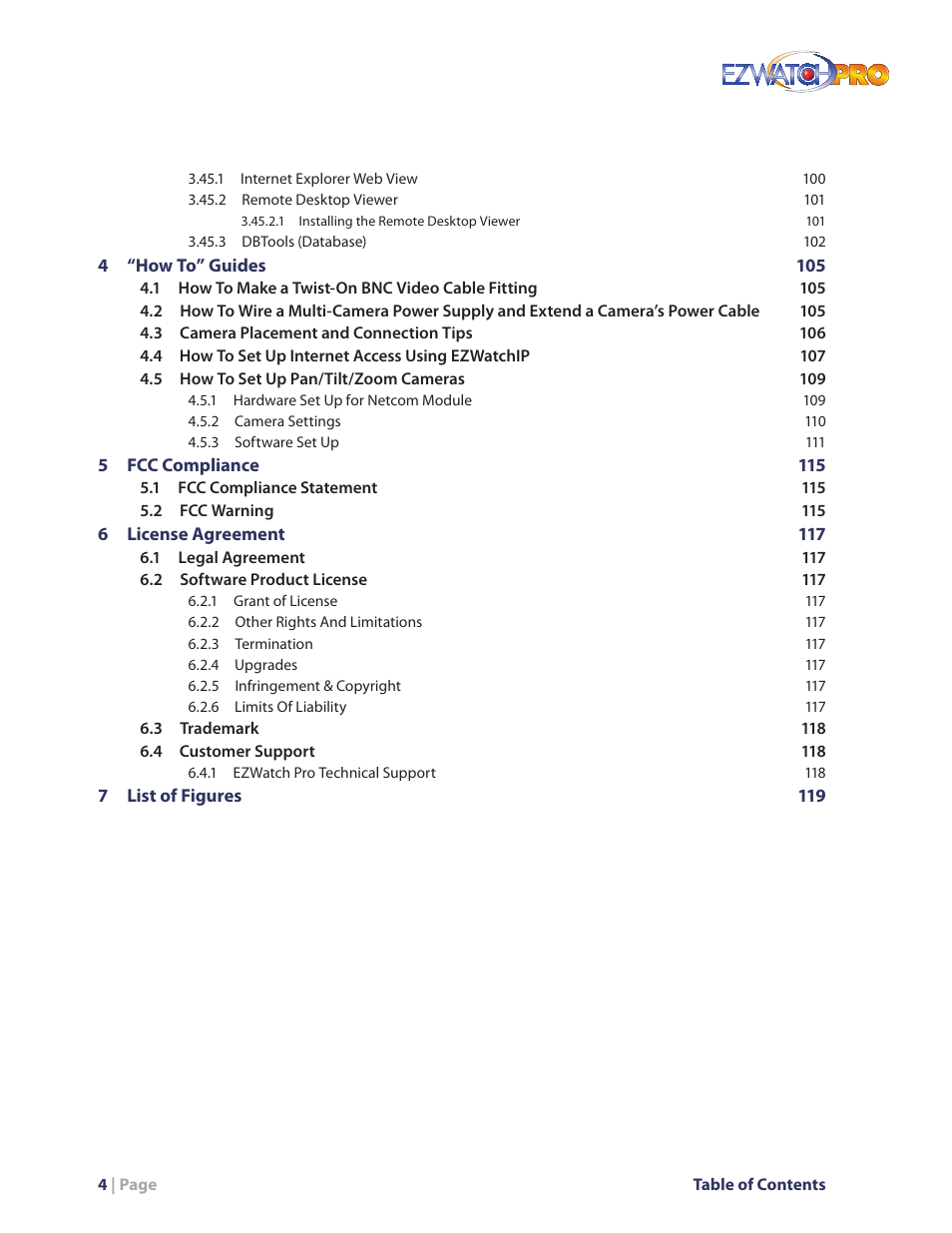 EZWatch Pro 4.0 User Manual | Page 5 / 124