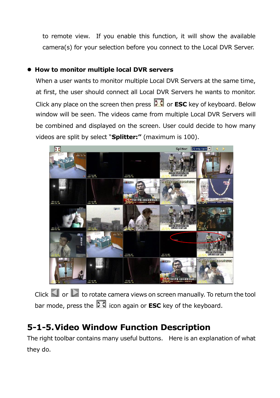 1-5. video window function description | EZWatch Pro 3.1 User Manual | Page 118 / 159