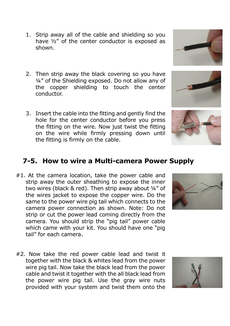 5. how to wire a multi-camera power supply | EZWatch Pro 3.1 User Manual | Page 146 / 159