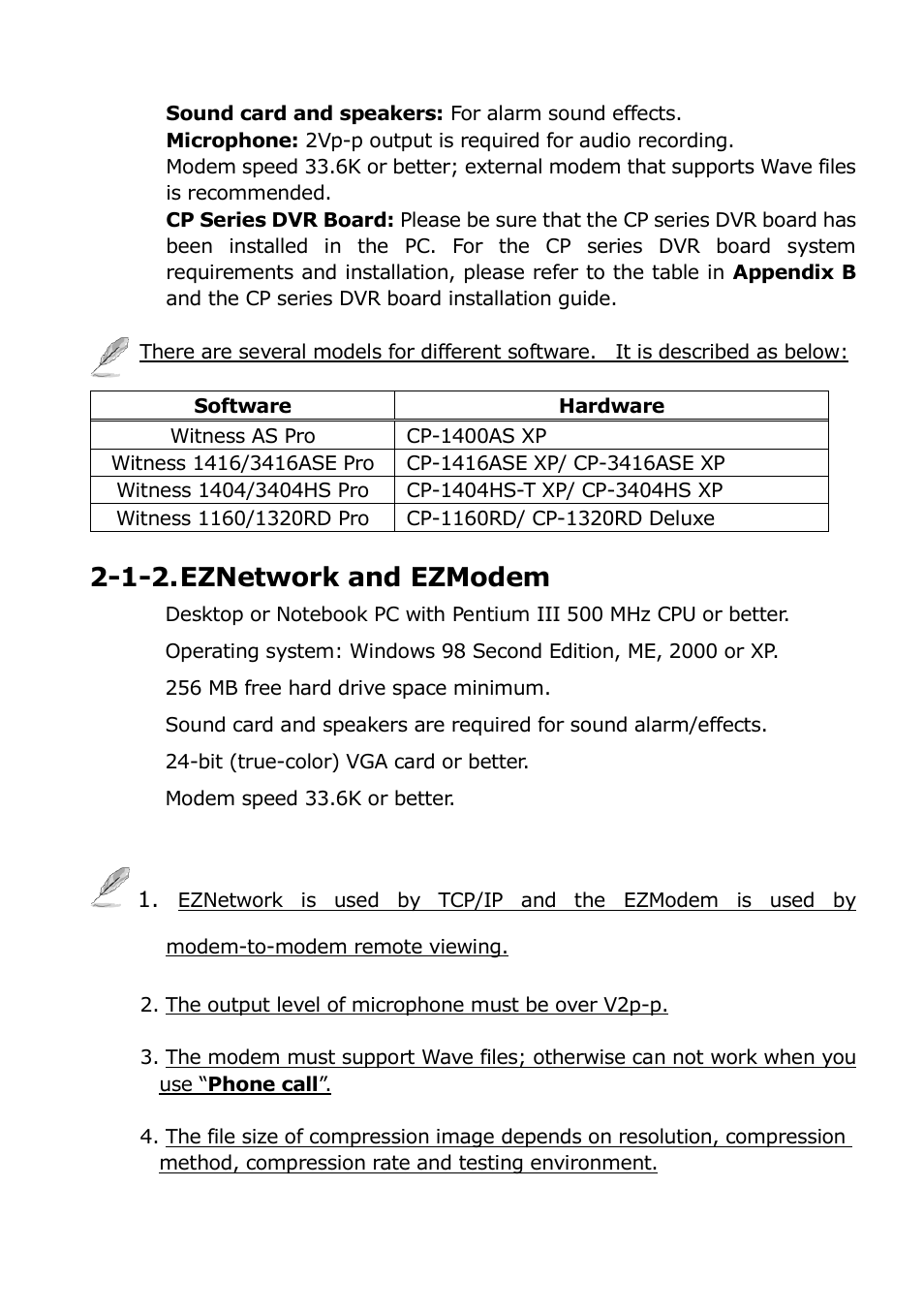 1-2. eznetwork and ezmodem | EZWatch Pro 3.1 User Manual | Page 17 / 159