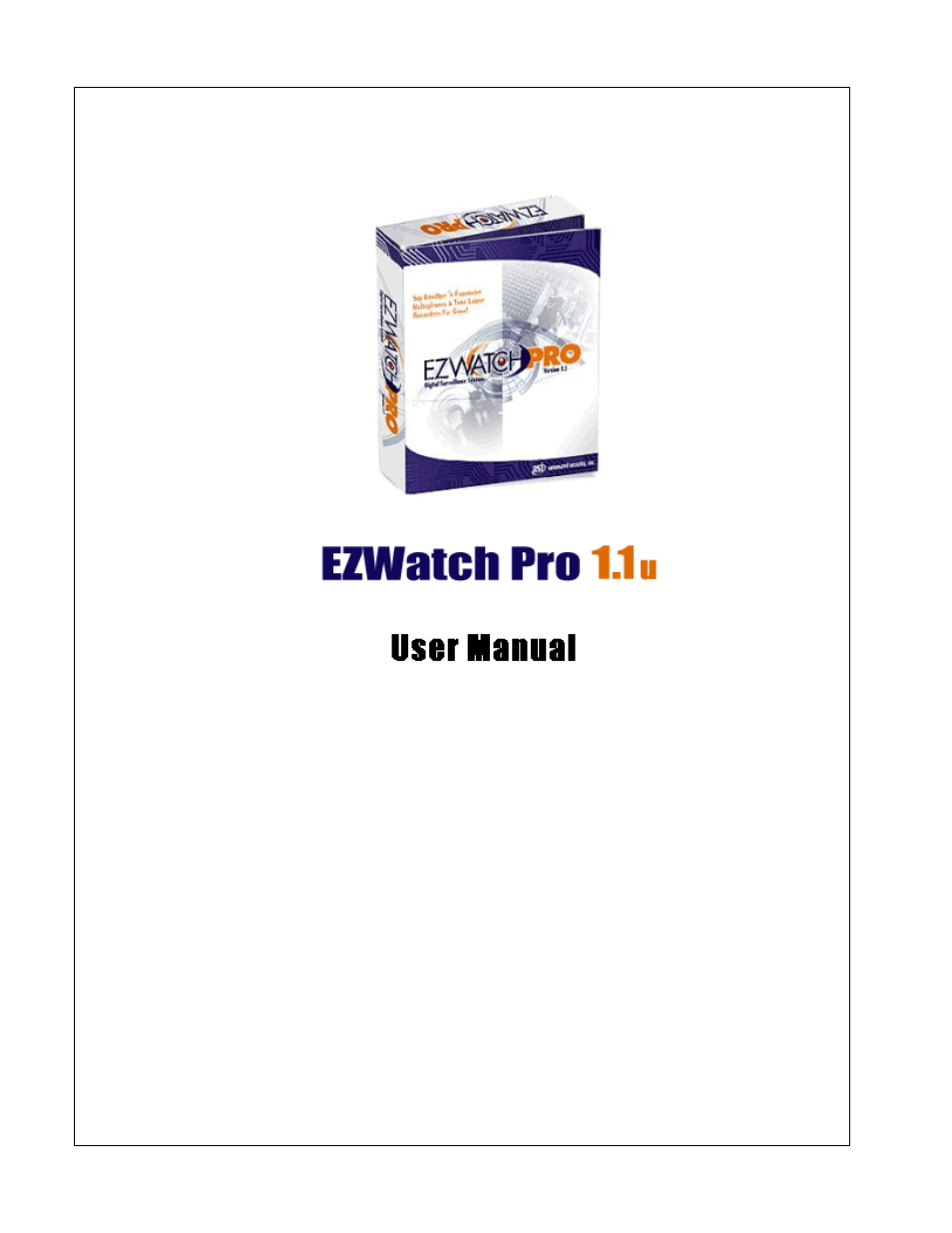 EZWatch Pro 1.1u User Manual | 64 pages