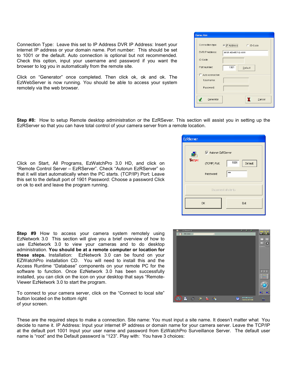 EZWatch EZWatchIP 3.1 User Manual | Page 7 / 10