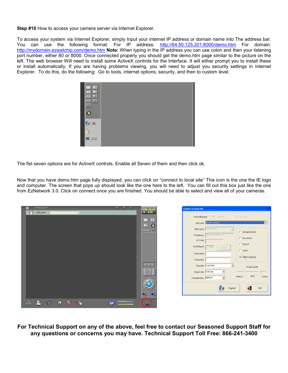 EZWatch EZWatchIP 3.1 User Manual | Page 9 / 10