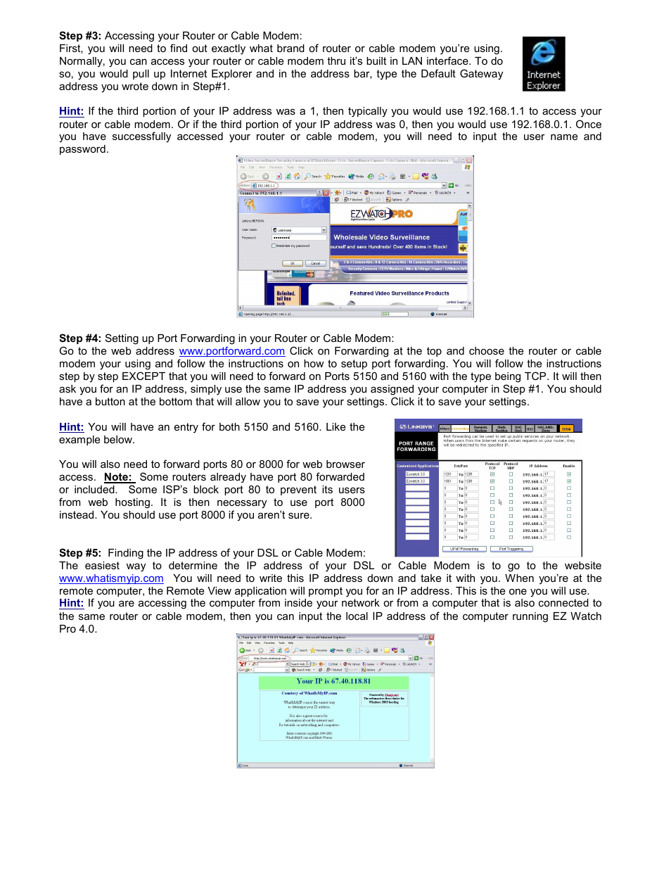 EZWatch EZWatchIP 4.0 User Manual | Page 5 / 8