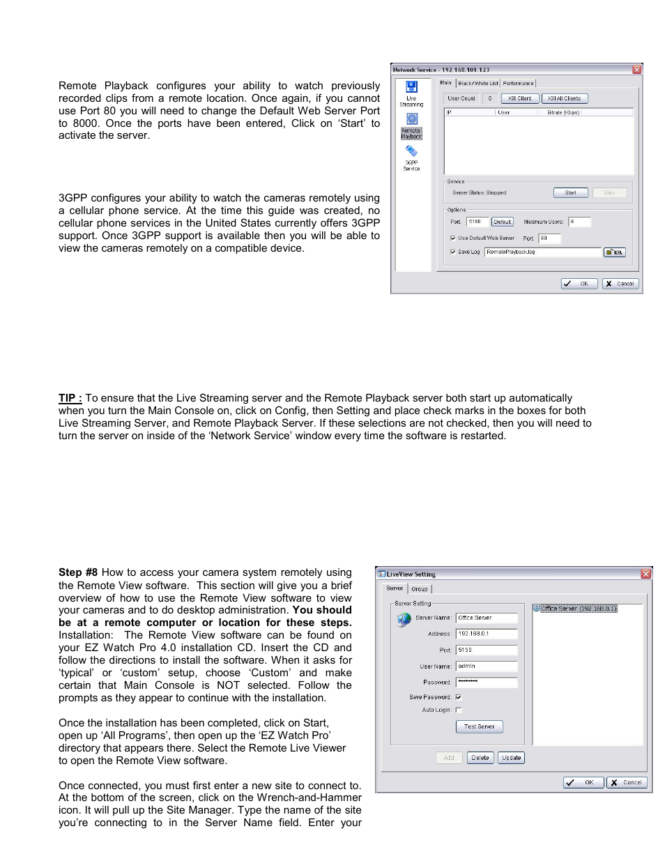 EZWatch EZWatchIP 4.0 User Manual | Page 7 / 8