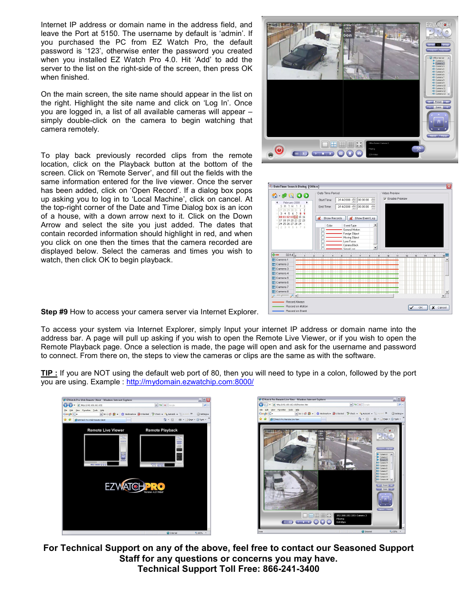 EZWatch EZWatchIP 4.0 User Manual | Page 8 / 8