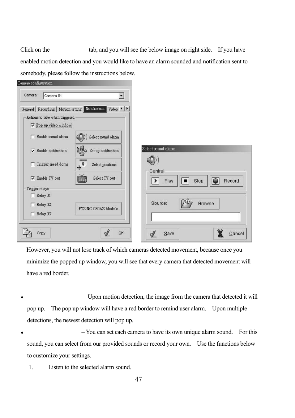 4. notification | EZWatch Pro 3.0 User Manual | Page 47 / 104