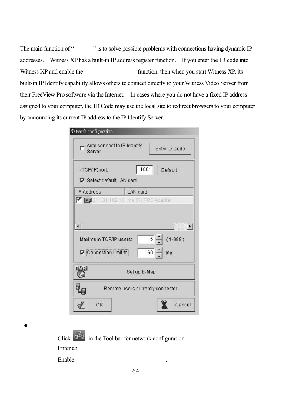 12. using dynamic ip addresses for internet access | EZWatch Pro 3.0 User Manual | Page 64 / 104