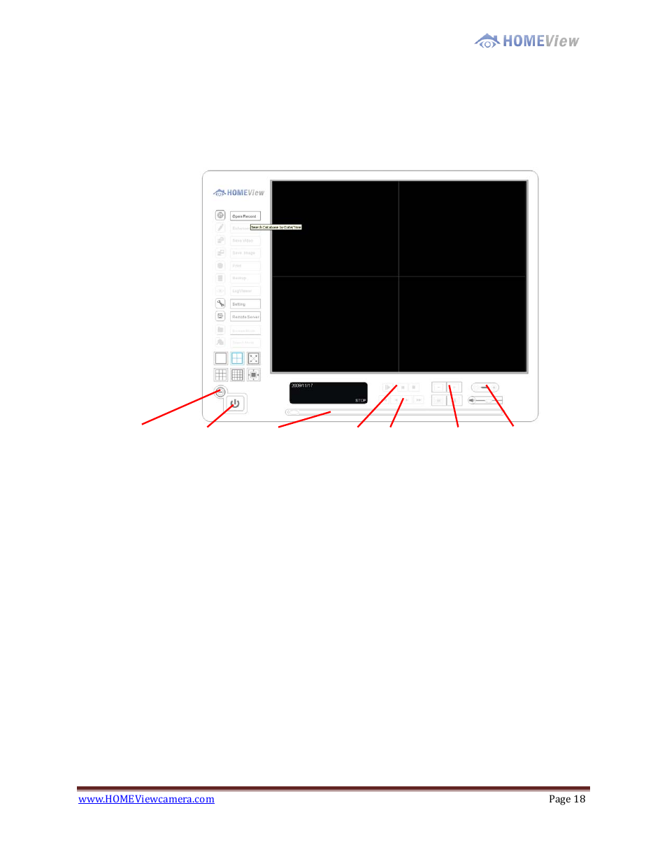 4 - playback | EZWatch HOMEView User Manual | Page 18 / 52