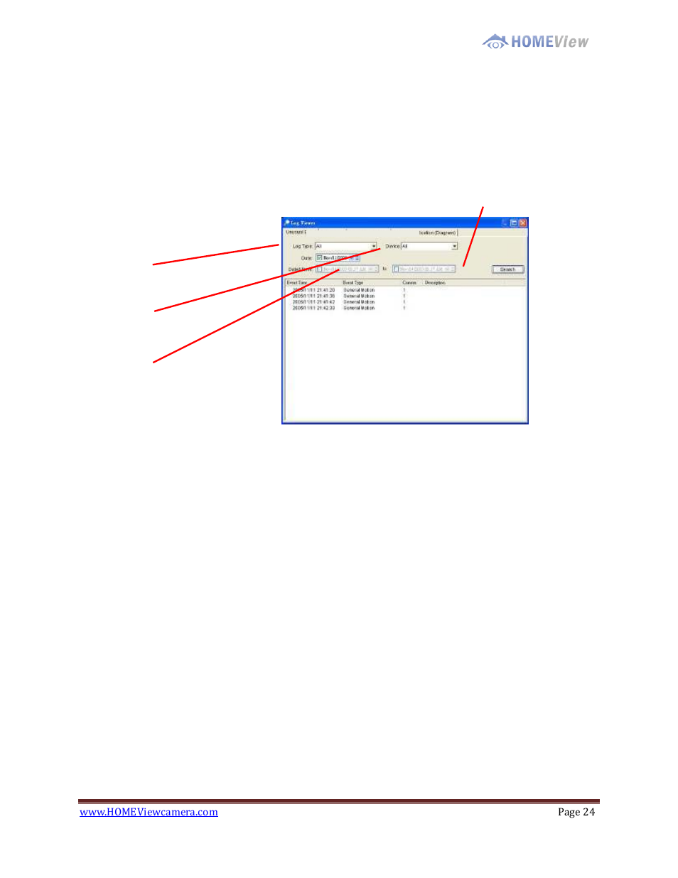 EZWatch HOMEView User Manual | Page 24 / 52