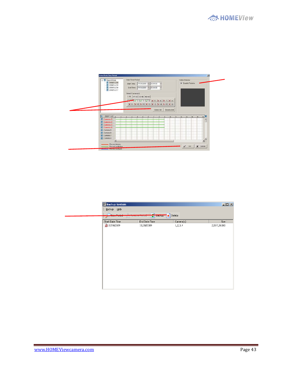 EZWatch HOMEView User Manual | Page 43 / 52