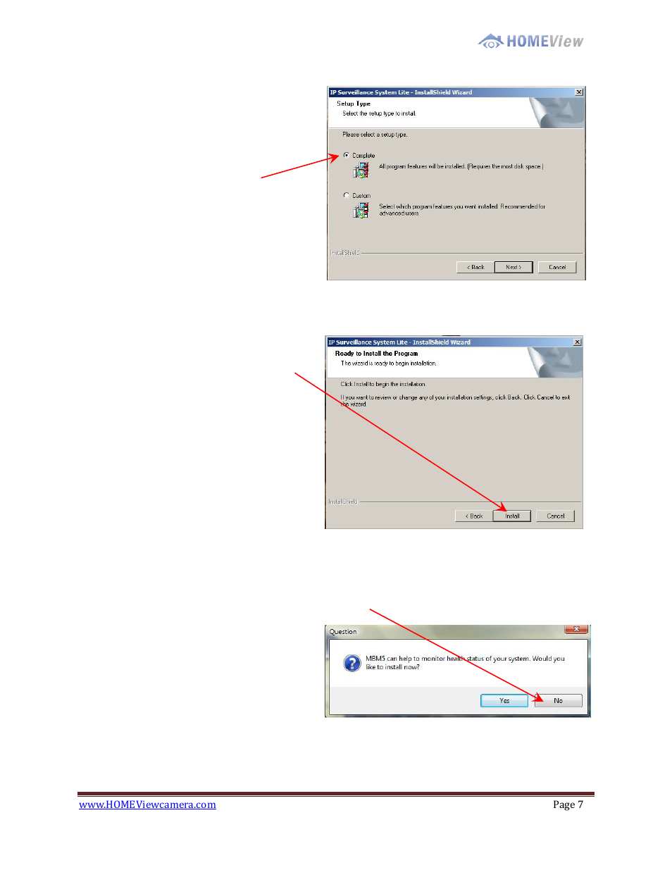EZWatch HOMEView User Manual | Page 7 / 52