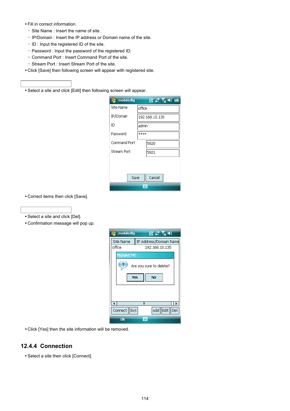 4 connection | EZWatch TurboView DVR User Manual | Page 114 / 128