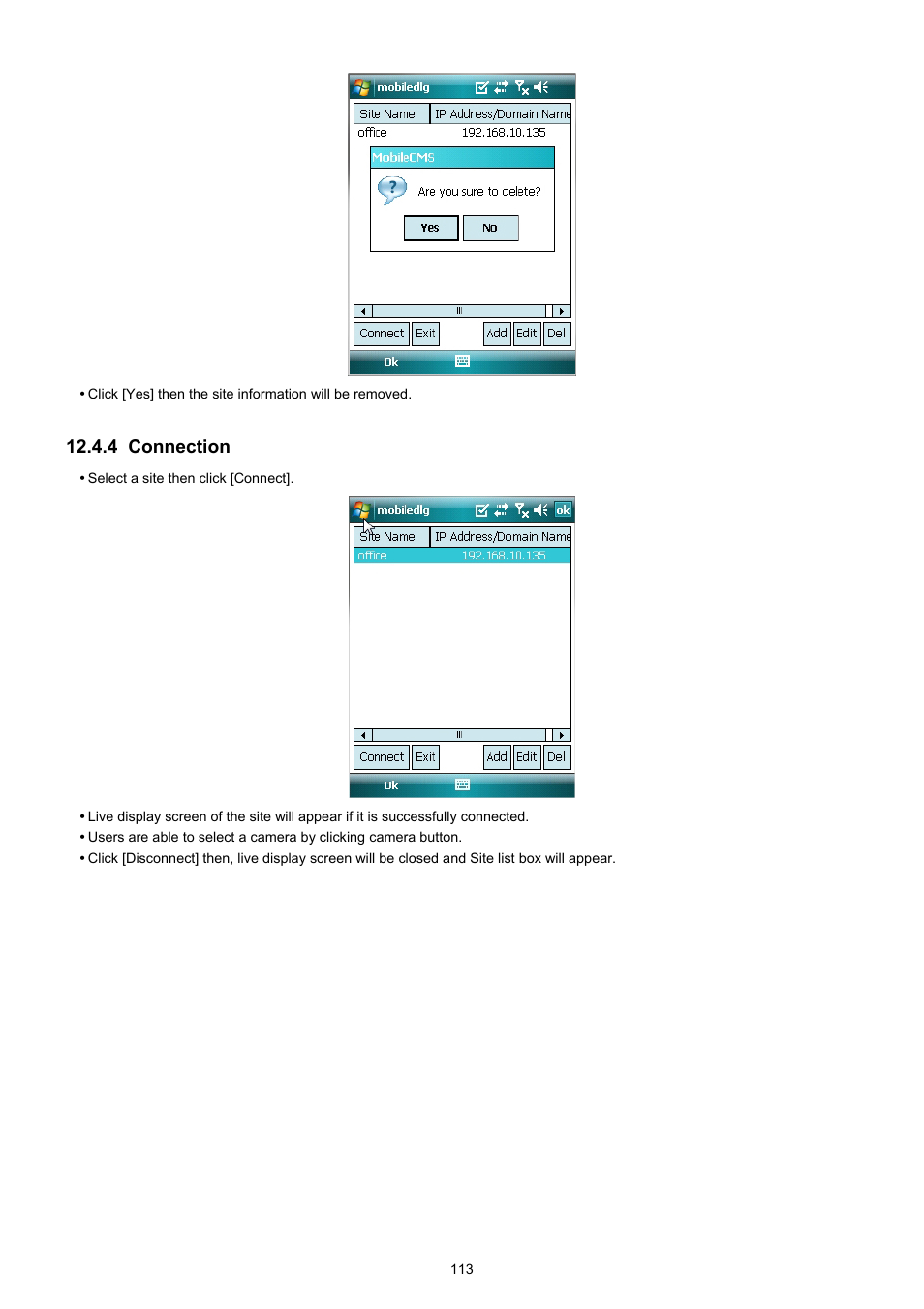 4 connection | EZWatch CMS software for TurboView User Manual | Page 113 / 127