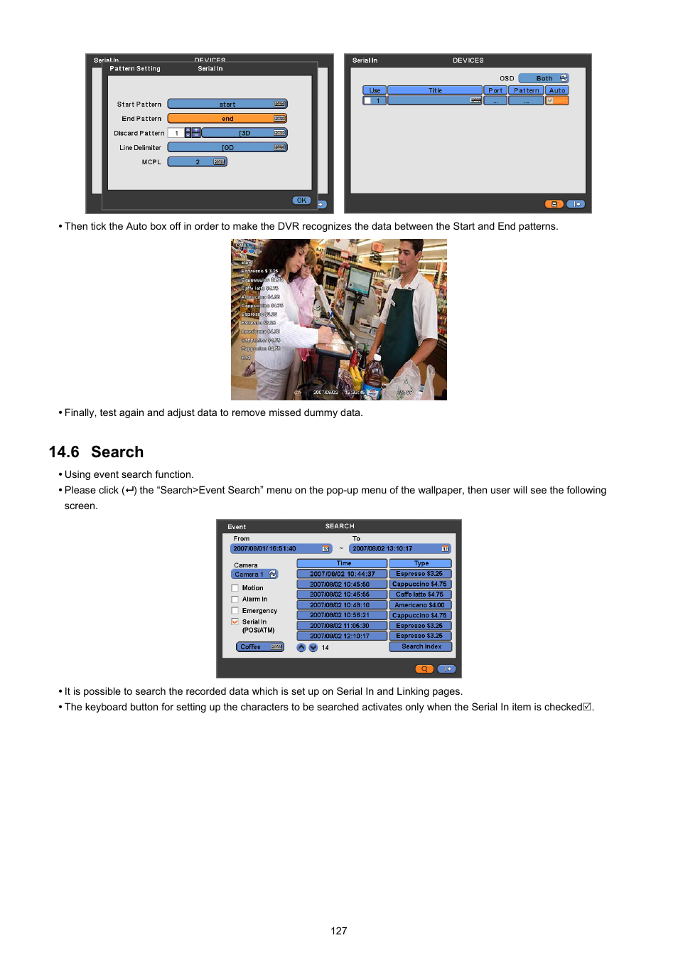 Search | EZWatch CMS software for TurboView User Manual | Page 127 / 127