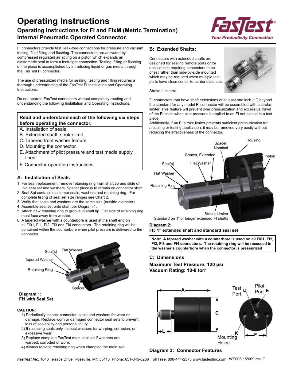 FasTest FI Series User Manual | 2 pages