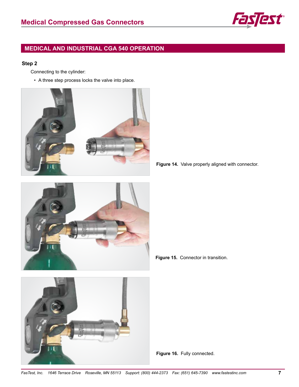 Medical compressed gas connectors | FasTest Compressed Gas Medical Connectors User Manual | Page 9 / 20