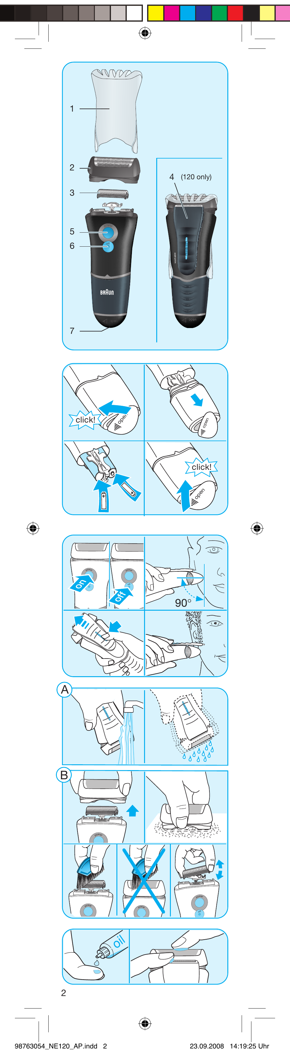 Click | Braun 110 User Manual | Page 2 / 14