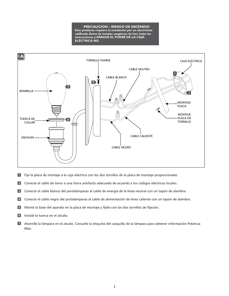 Feiss WB1701 User Manual | Page 3 / 4