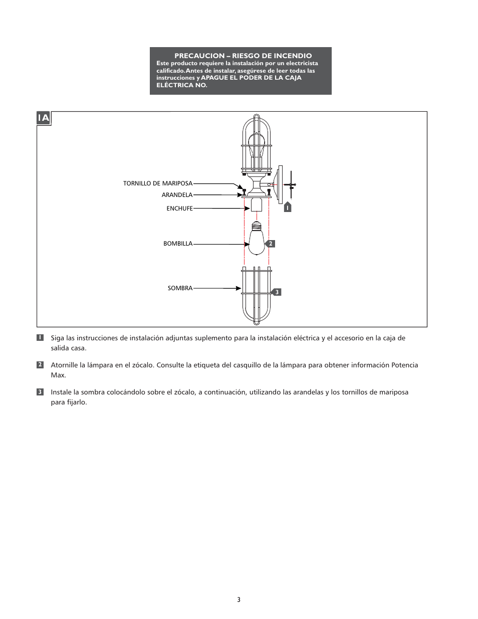 Feiss WB1704 User Manual | Page 3 / 4