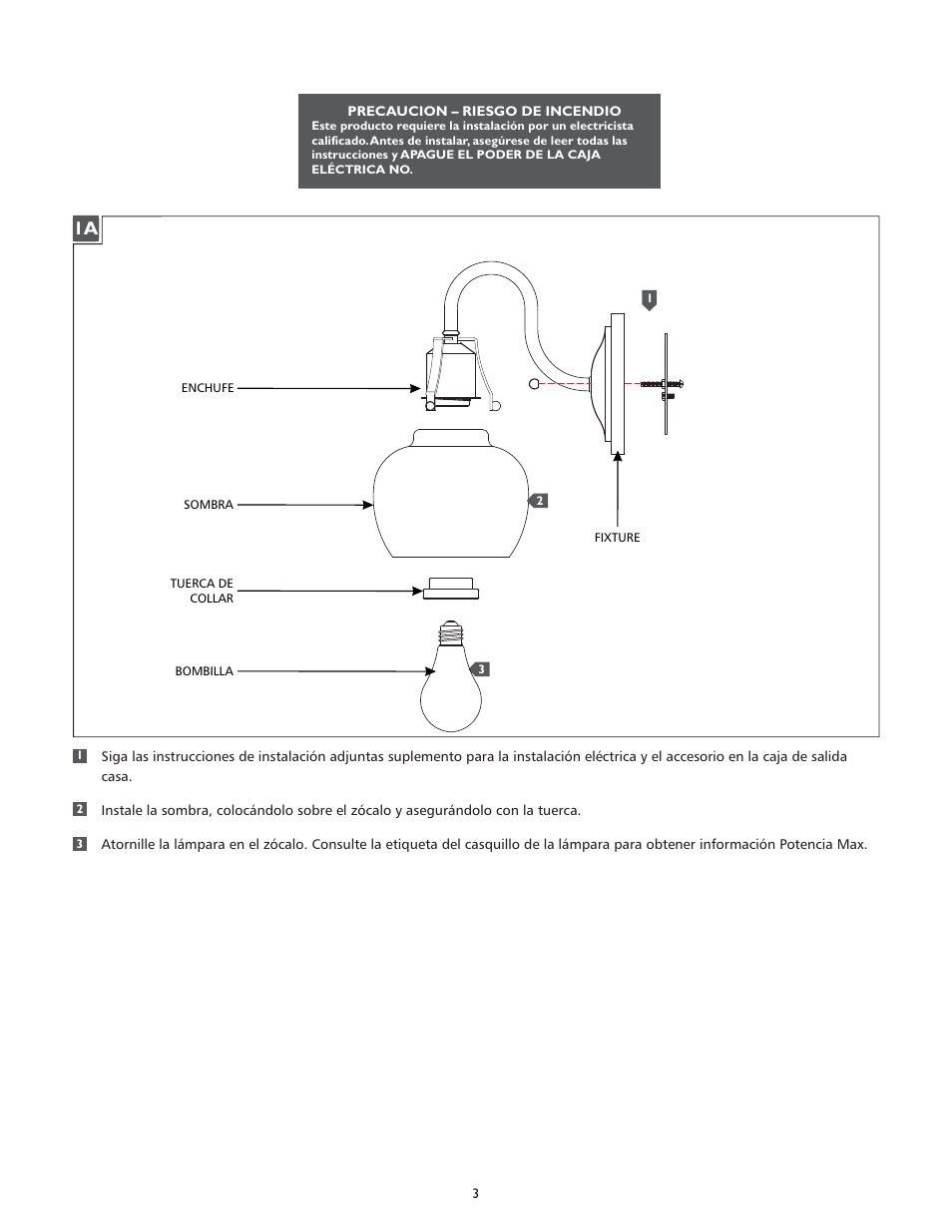 Feiss WB1702 User Manual | Page 3 / 4