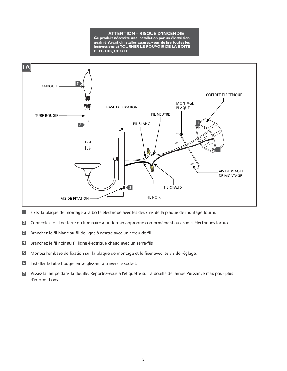 Feiss WB1705 User Manual | Page 2 / 4