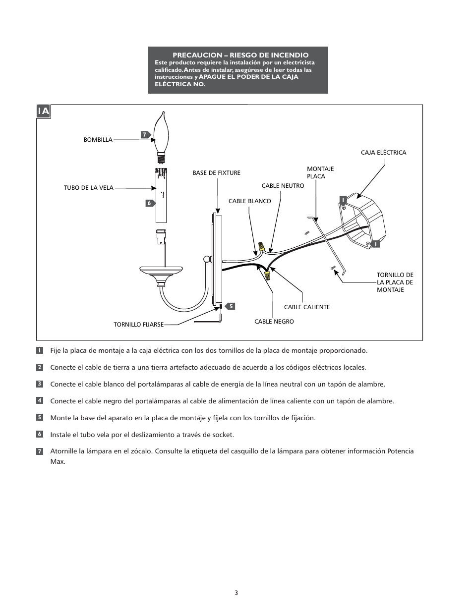 Feiss WB1705 User Manual | Page 3 / 4