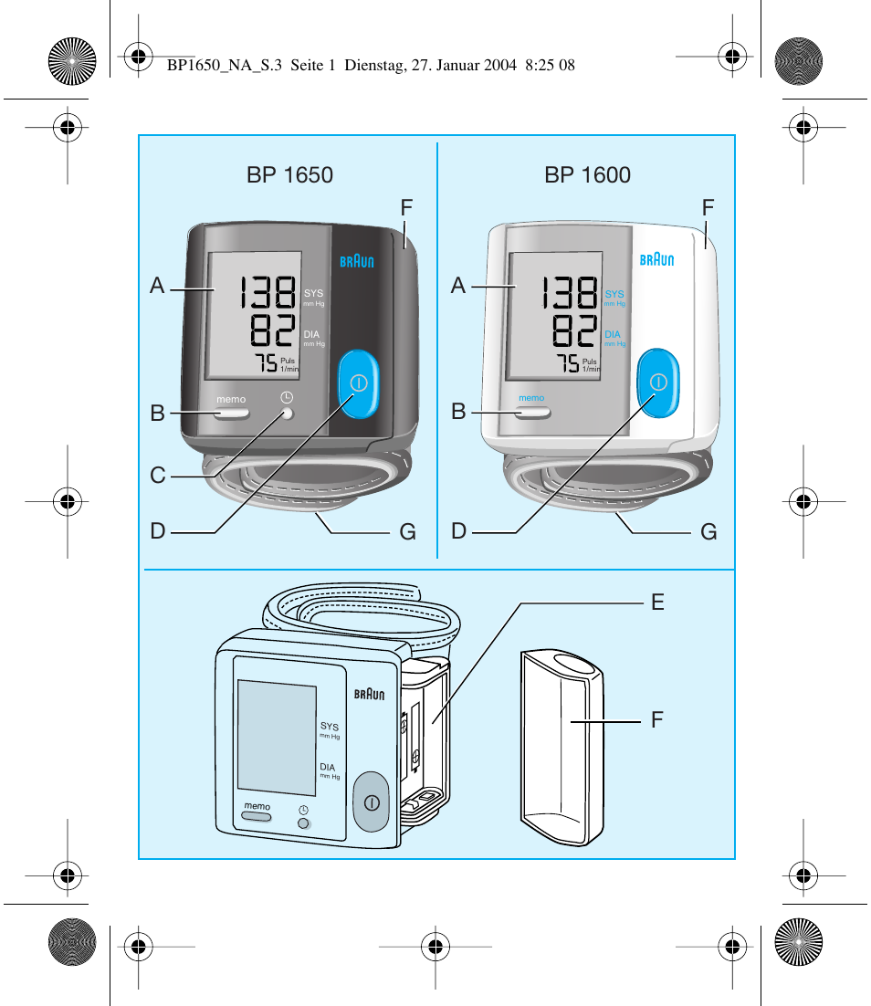 Braun bp1600 User Manual | Page 3 / 39