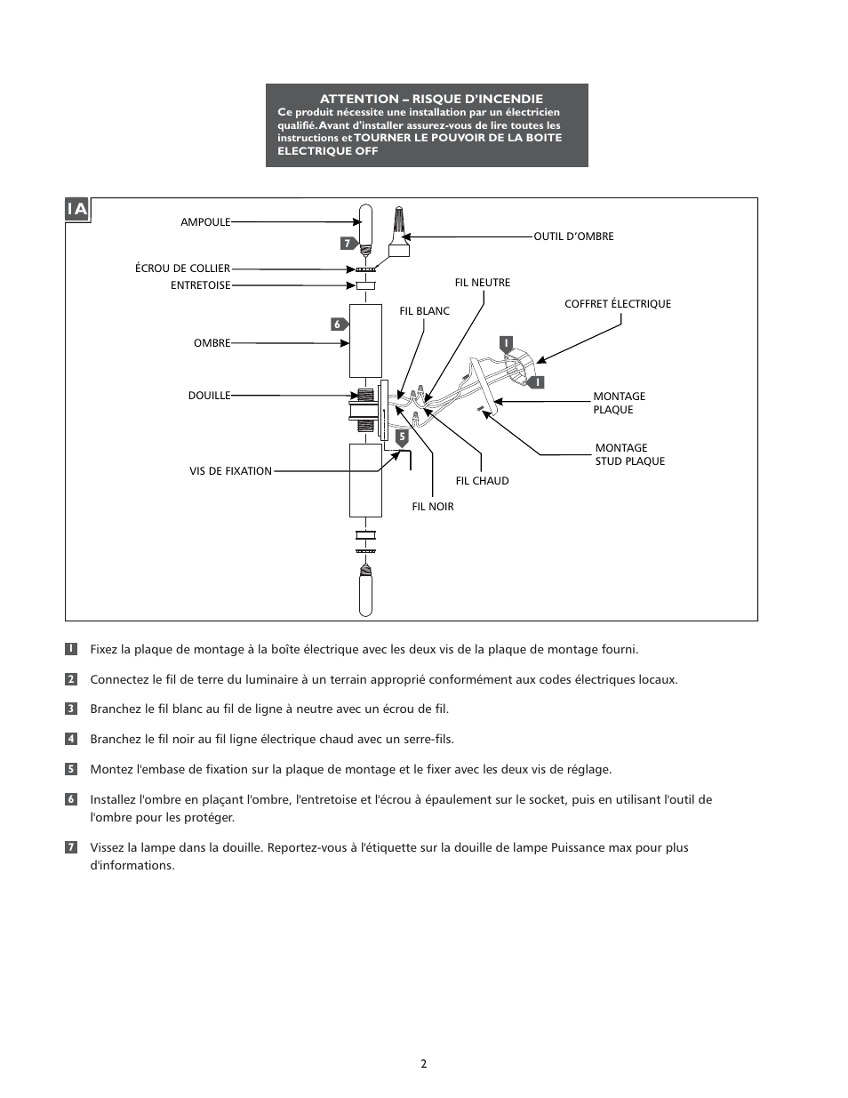 Feiss VS38002 User Manual | Page 2 / 4