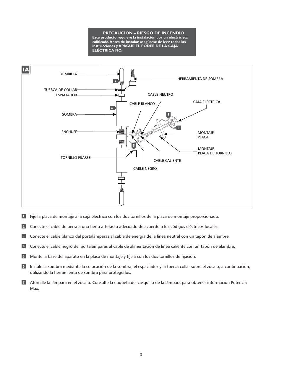 Feiss VS38002 User Manual | Page 3 / 4